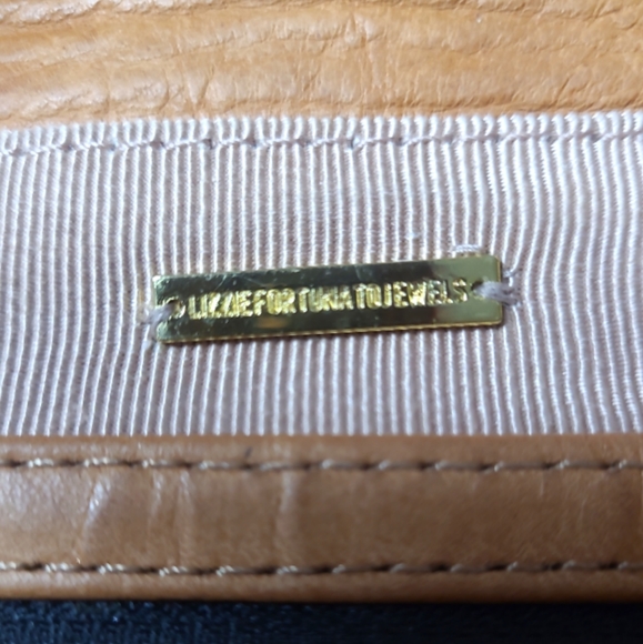 LIZZIE FORTUNATO | Port of Call Embroidered Leather Fold Over Clutch - Picture 5 of 5